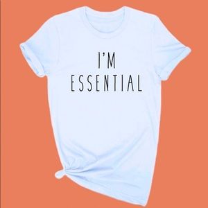 I’m essential graphic tee